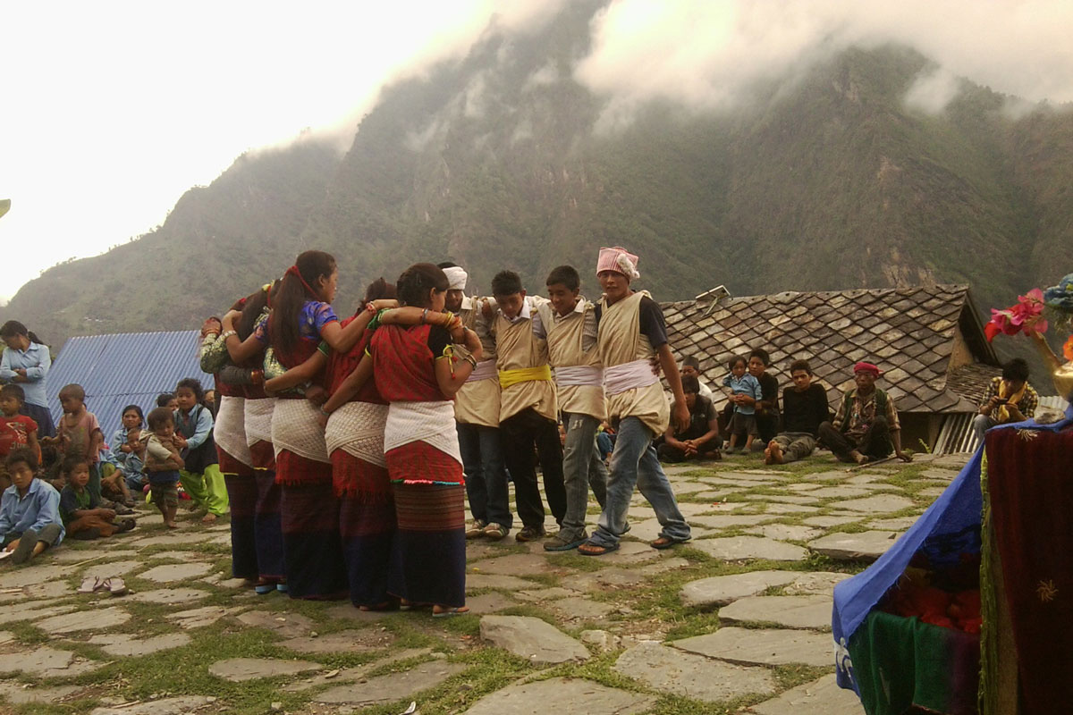 Tamang Dance at Ruby Valley Trek